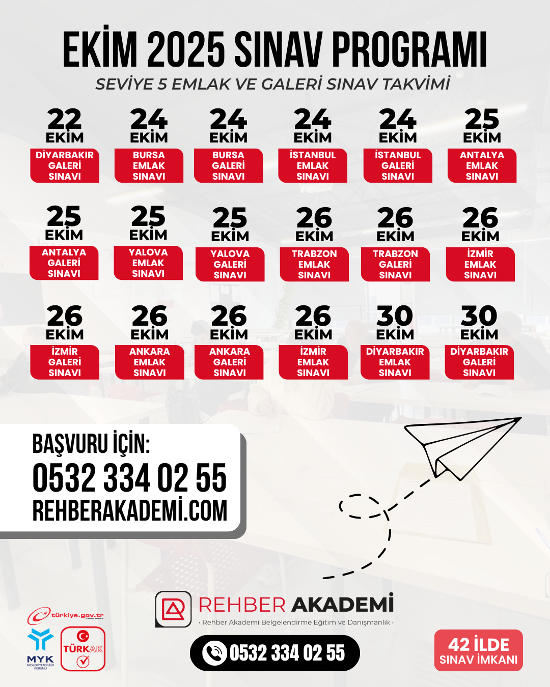 sınav takvimi