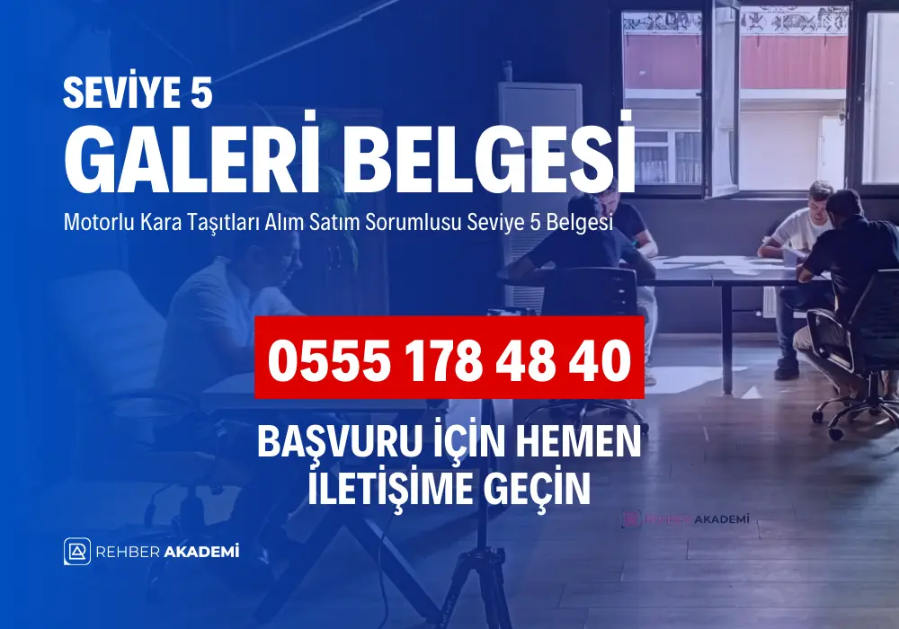 seviye 5 galeri belgesi görseli